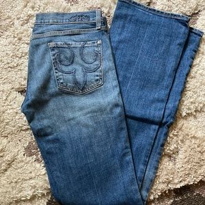 Express Midrise Bootcut Jeans Y2K | Medium Wash | Size 30